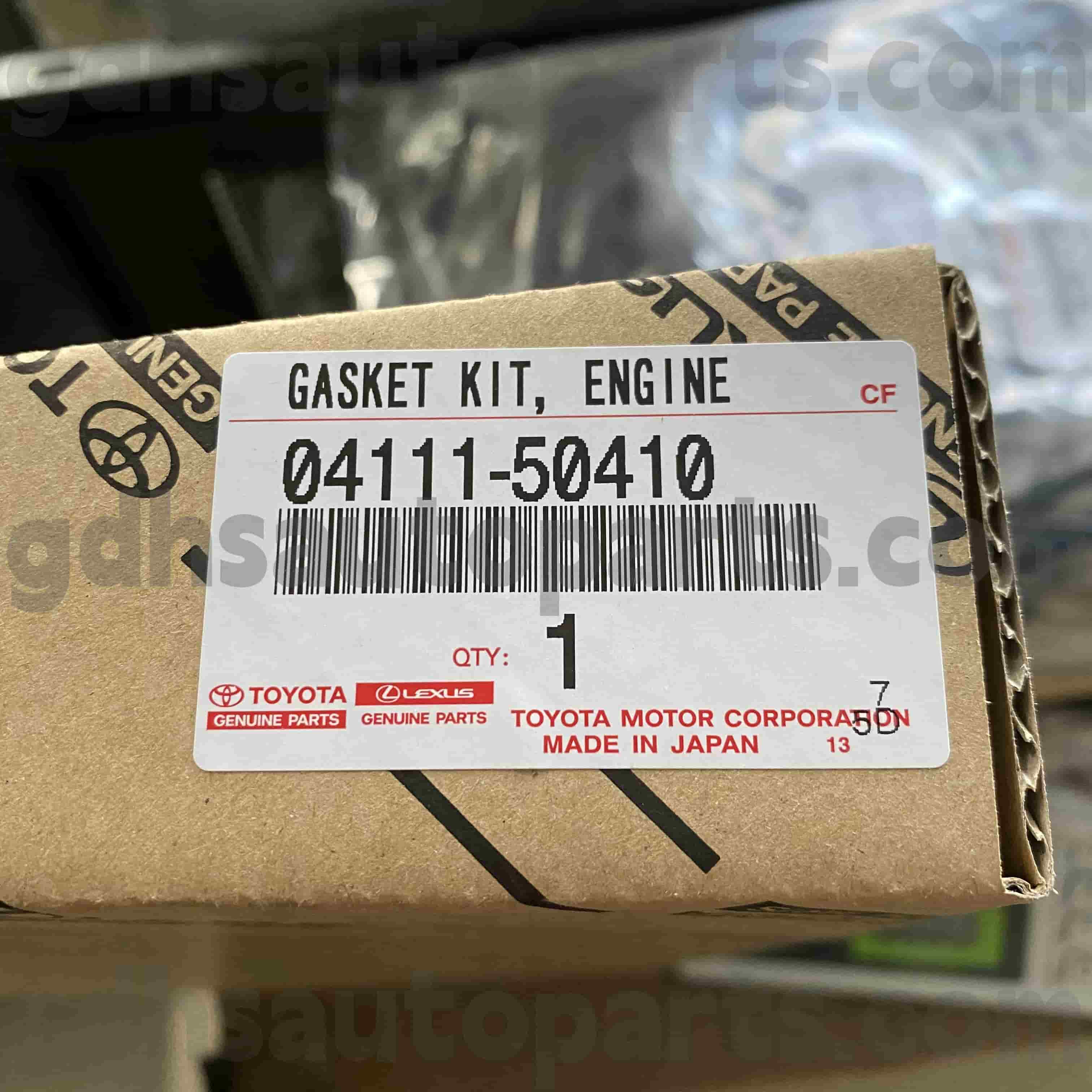 04111-50410 TOYOTA Ægte dele Motoroverhaling Kit til Land Cruiser