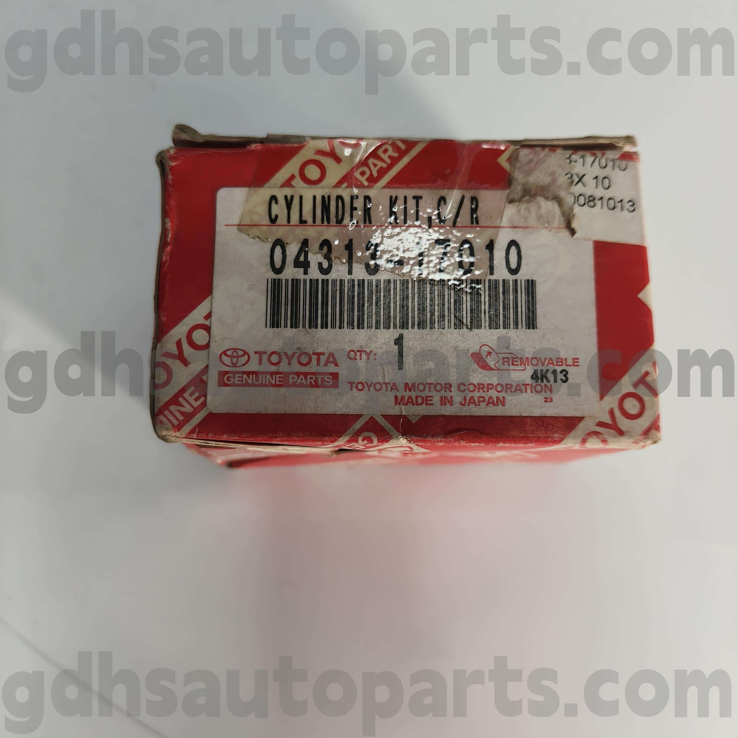 04313-17010 TOYOTA Ægte dele Kobling Slavecylinder Reparationssæt til Camry (NAP) Chassis nr. CDE120