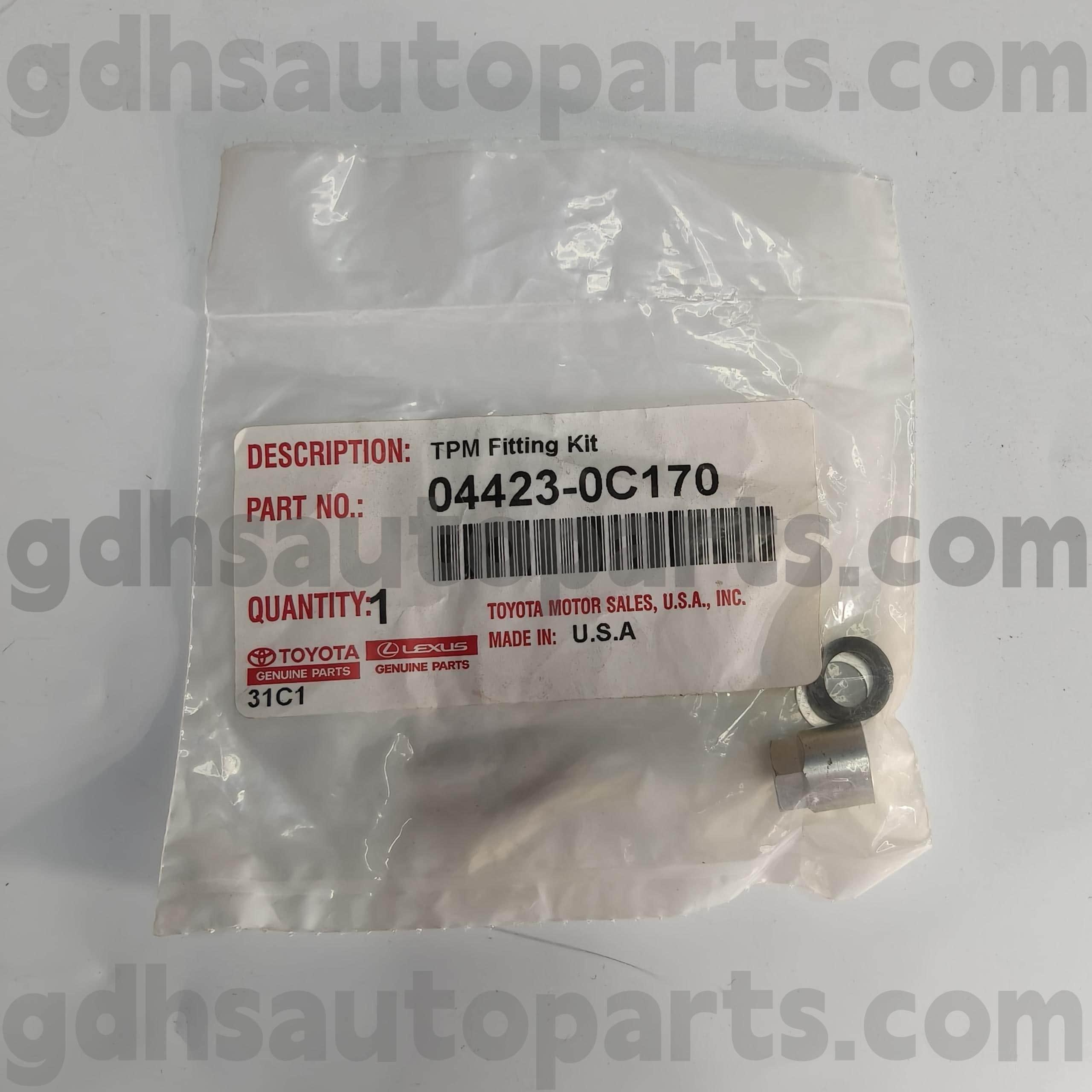 04423-0C170 TOYOTA Ægte dele Ventil STEM CAP FOR SIENNA, Highlander (NAP) Chassis nr. GSL3#