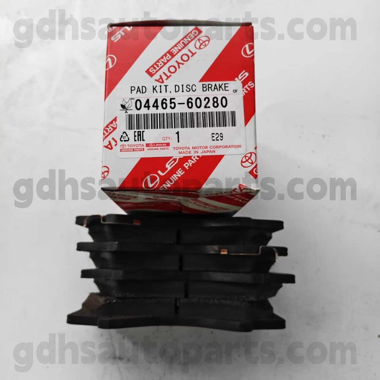 04465-60280 TOYOTA Ægte dele Front Brake Pad til Land Cruiser 、 LX450D/460/570 Chassis nr. UZJ200