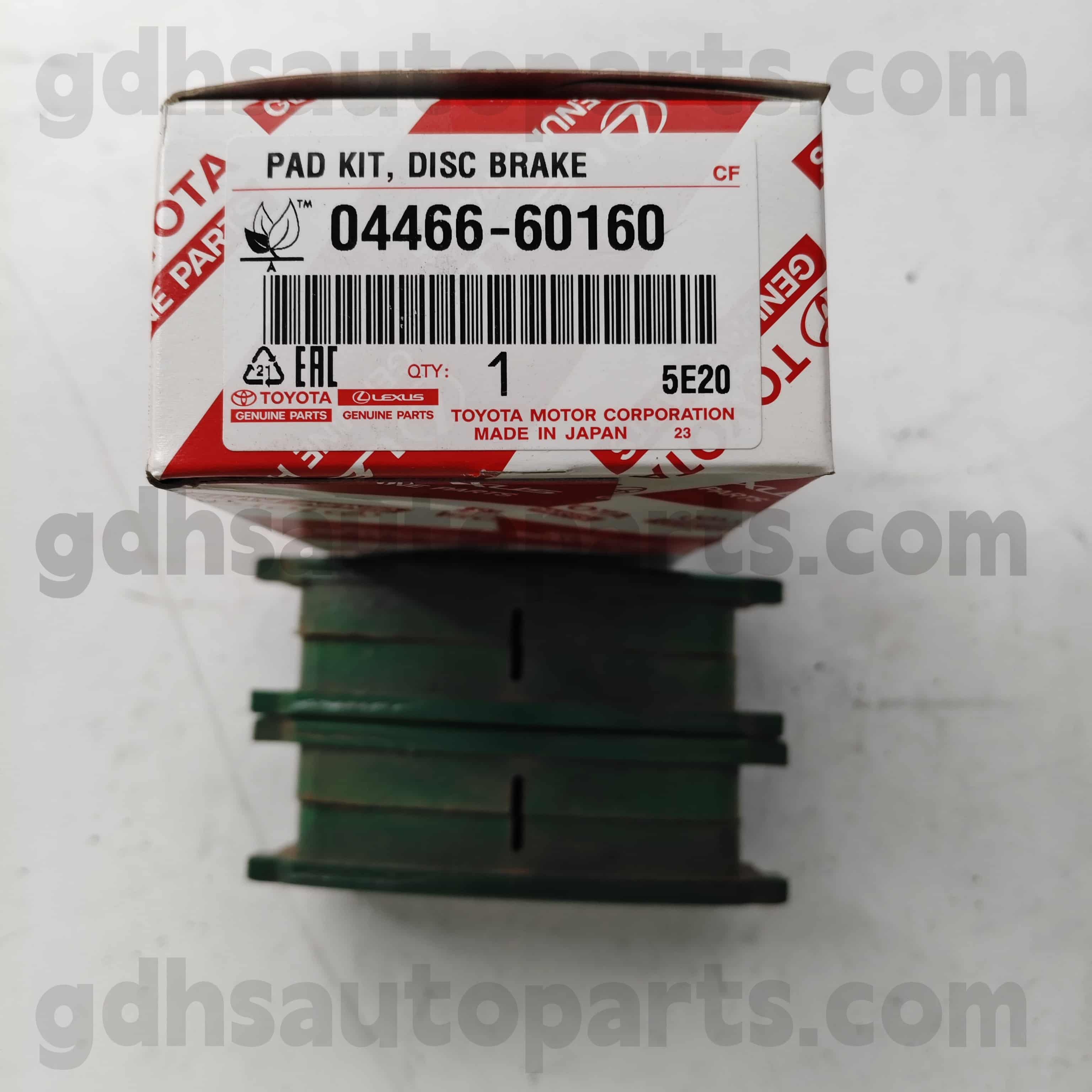 04466-60160 TOYOTA Ægte dele Bagbremsepude til Land Cruiser 、 LX450D/460/570 Chassis nr. URJ202