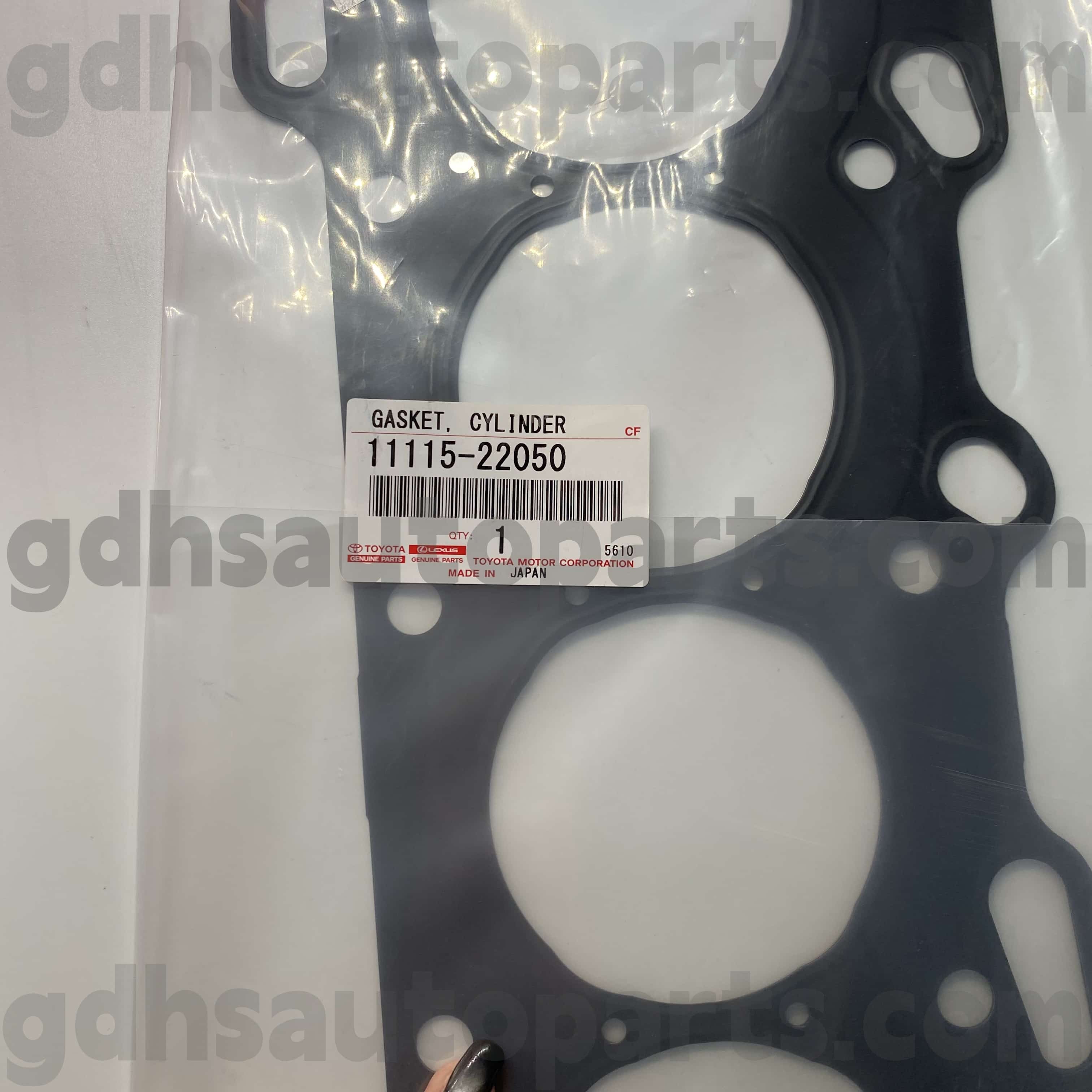 11115-22050 TOYOTA Ægte dele Cylinder Cover Rubber Ring for Celica, Corolla Chassis nr. 3zzfe, 4zzfe..zze12#.