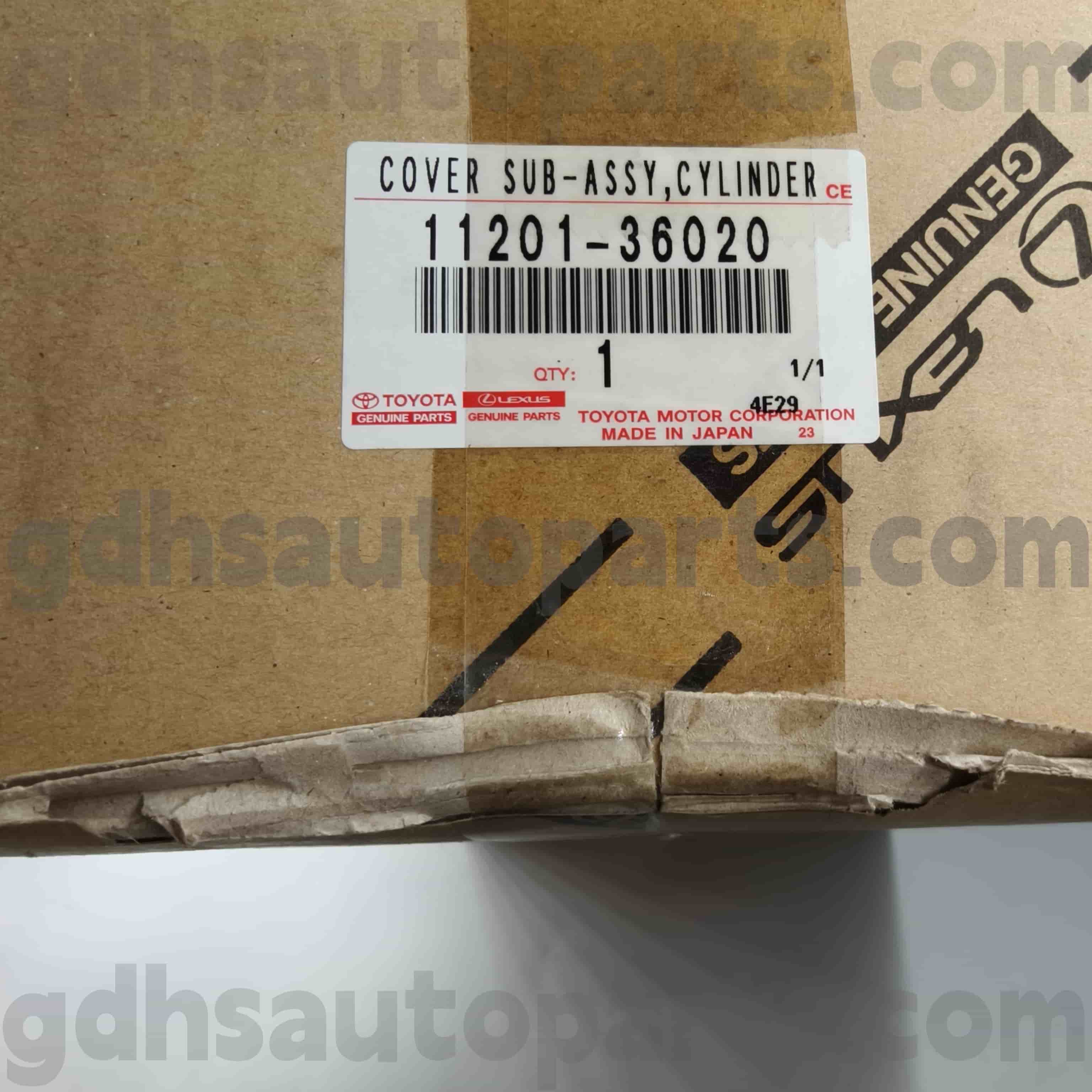 11201-36020 Toyota Ægte dele Ventilafdækning til Harrier/Hybrid, RAV4, Lexus ES350/300H Chassis No.ayh30