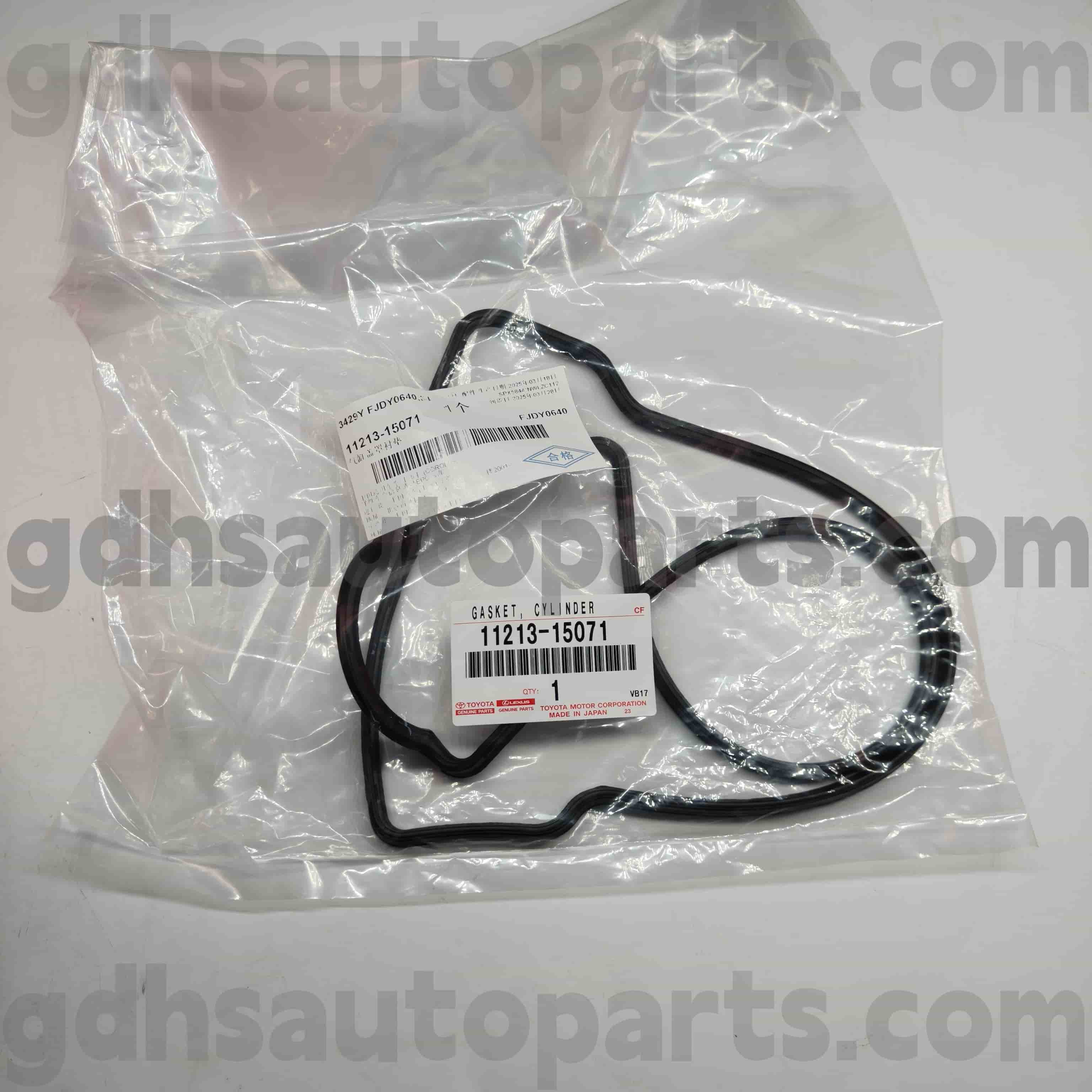 11213-15071 TOYOTA Ægte dele Ventil Cover Rubber Ring til Corolla, Celica, Soluna Chassis nr. AE10# 11# AL50