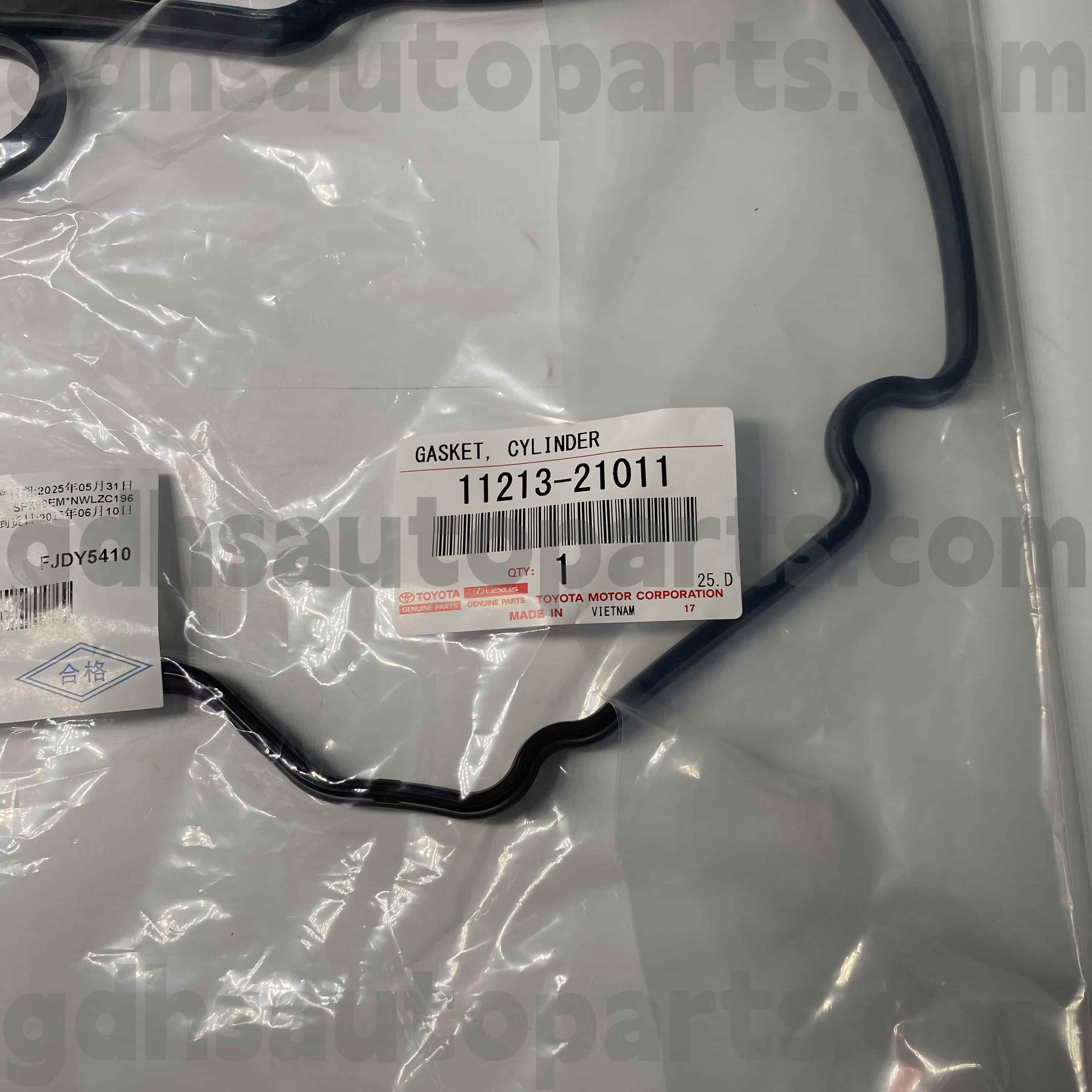 11213-21011 TOYOTA Ægte dele Ventil Cover Rubber Ring til Corolla Spacio, Prius, Yaris Chassis nr. NHW20 NCP90 92