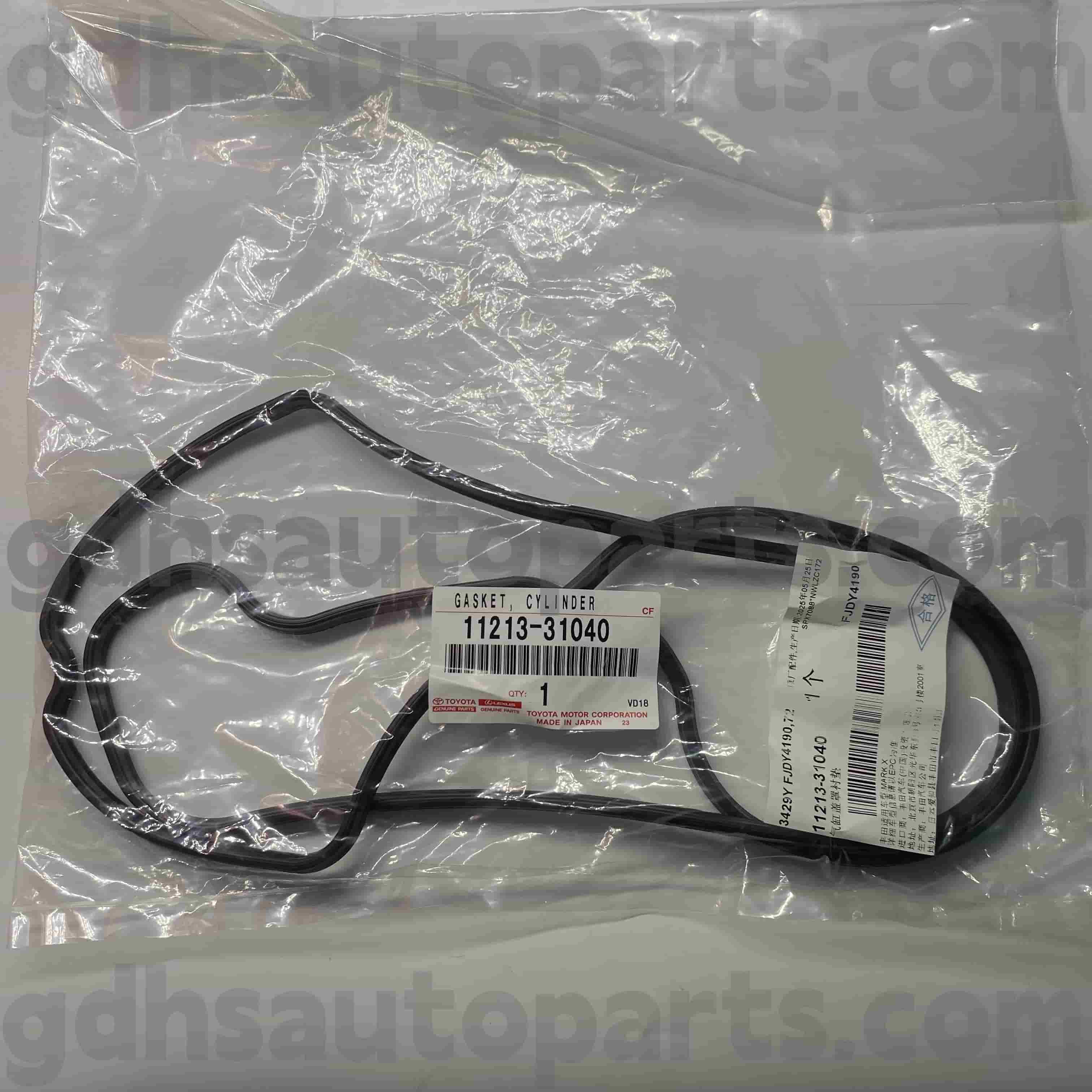 11213-31040 TOYOTA Ægte dele Højre ventil Cover Rubber Ring til Mark X ， Lexus GS Series Chassis nr. GSE20