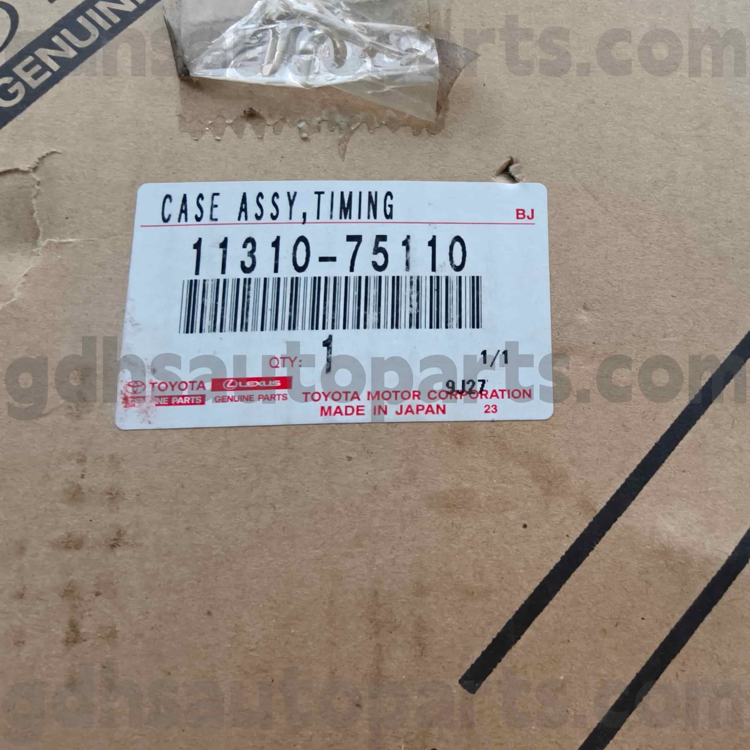 11310-75110 Toyota Originale Dele Timing Cover til LAND CRUISER PRADO, TACOMA Chassis NO.TRJ150