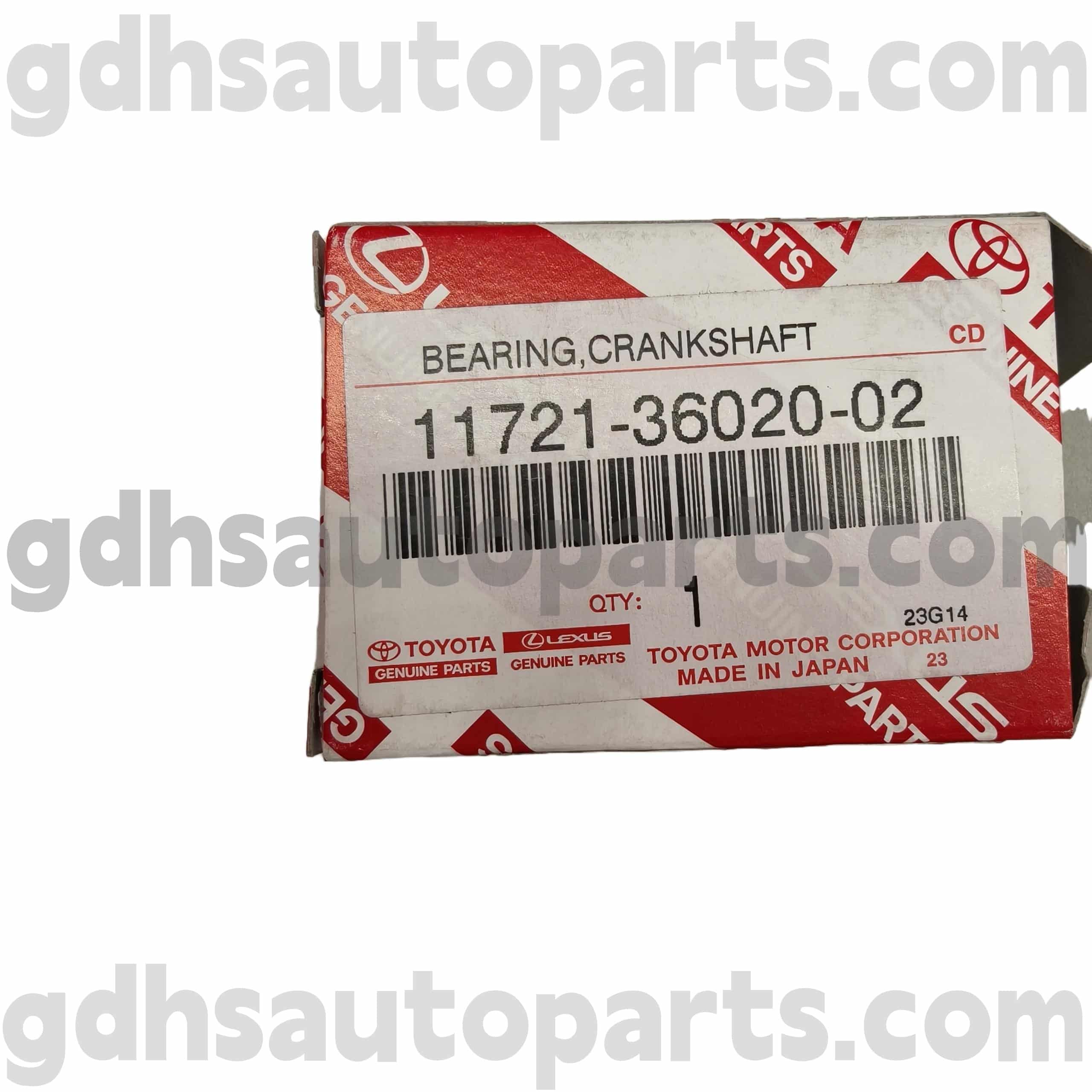 11721-36020-02 Toyota originale dele krumtapaksellejekappe til VENZA, CAMRY, LEXUS RX270/350/450H Chassis NO.ASU40