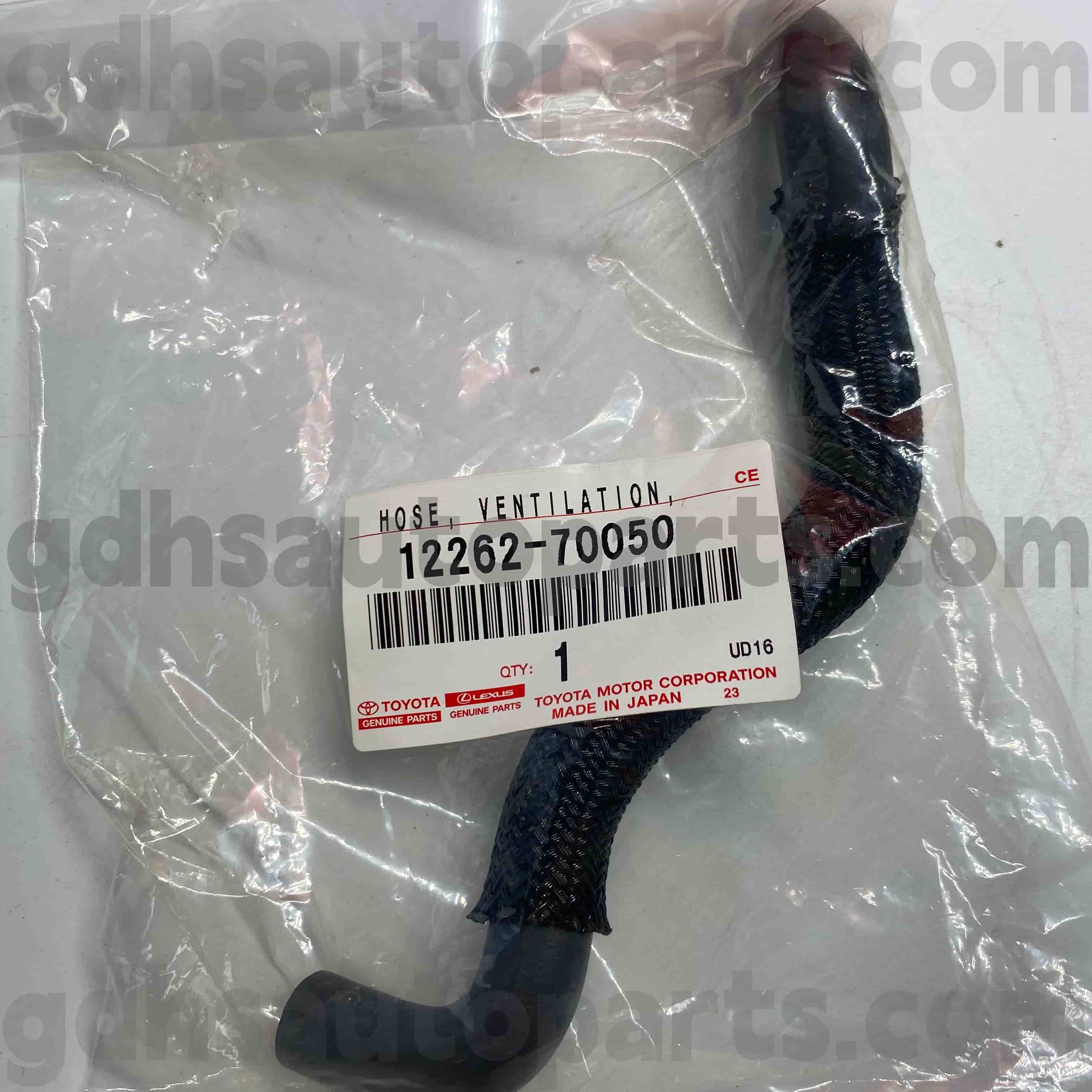 12262-70050 Toyota originale dele PCV-ventil til CRESTA, CROWN COMFORT, LEXUS IS200/300 Chassis NO.1GFE..GX11#..GD,IR