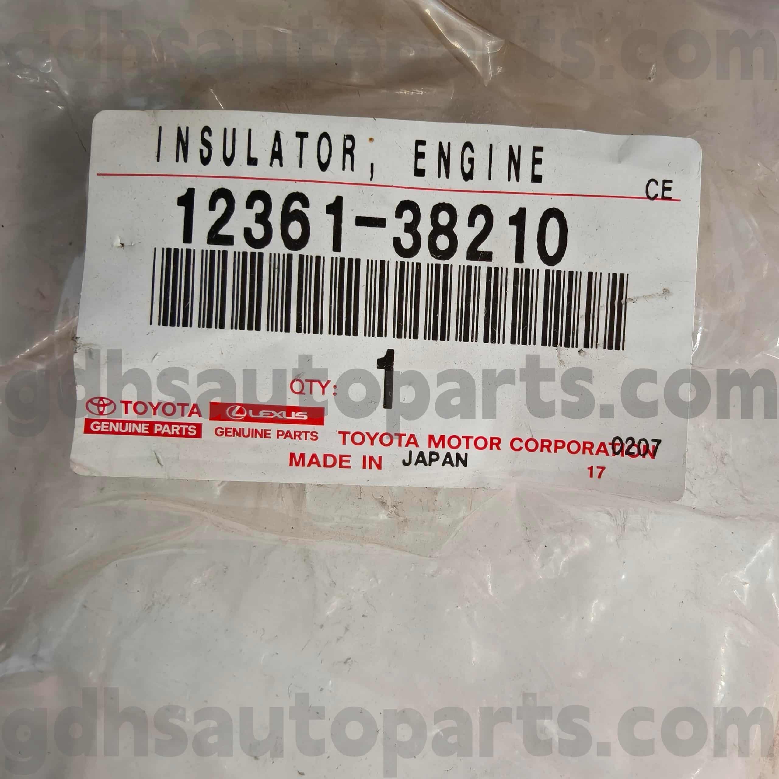 12361-38210 Toyota originale dele Motorophæng foran til LEXUS LS460/460L Chassis NO.1URFSE USF45 46