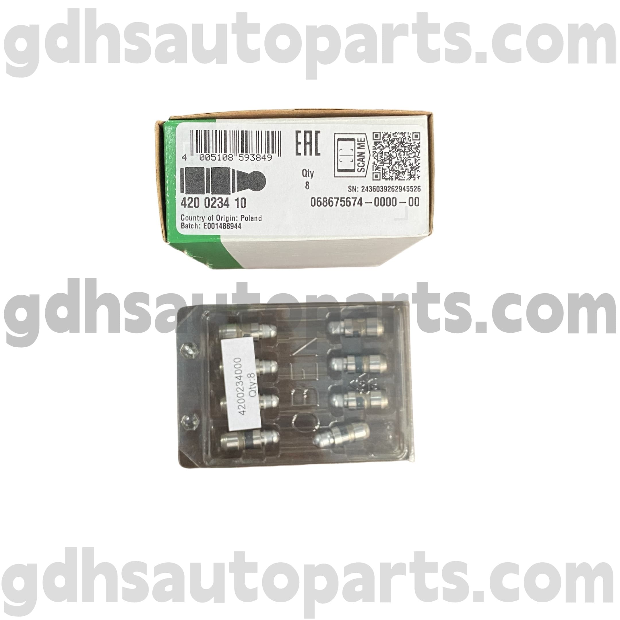 4200234100 SCHAEFFLER INA VALVE LIPTER FOR RANGE ROVER EVOQUE, LAND ROVER DISCOVERY SPORT OE NO. LR004168