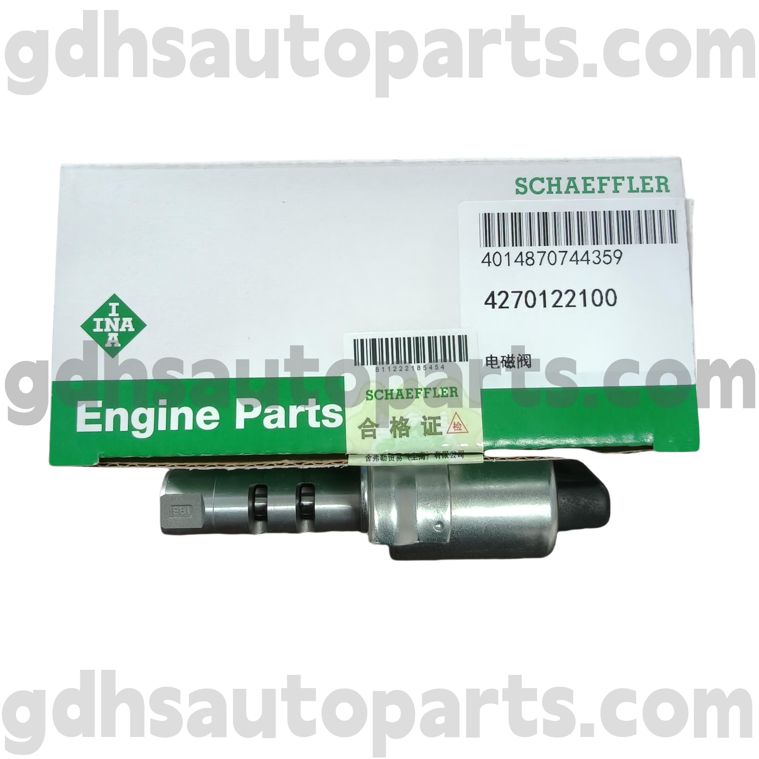 4270122100 SCHAEFFLER INA CAMSHAFT SOLENOID VALVE TIL RANGE ROVER EVOQUE, LAND ROVER FREELANDER 2, Range Rover OE NO. LR025652
