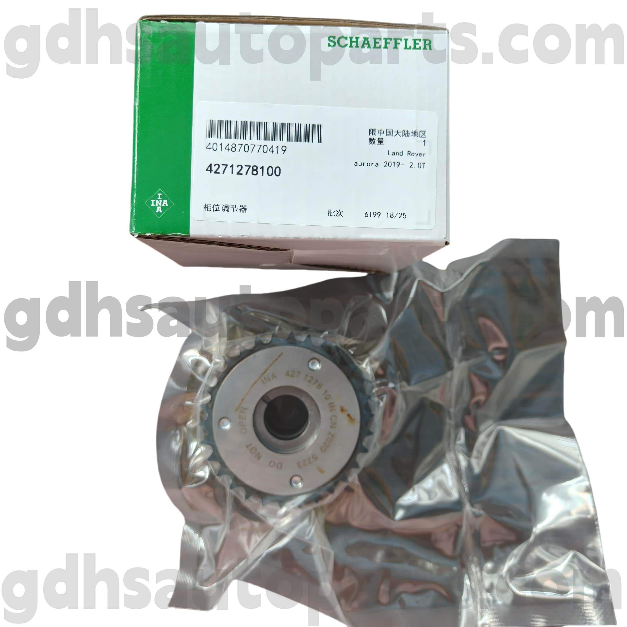 4271278100 SCHAEFFLER INA CAMSHAFT TIMING SPROCKET TIL Range Rover Velar, Land Rover Discovery 4, Range Rover, Range Rover Sport OE NO. LR142279