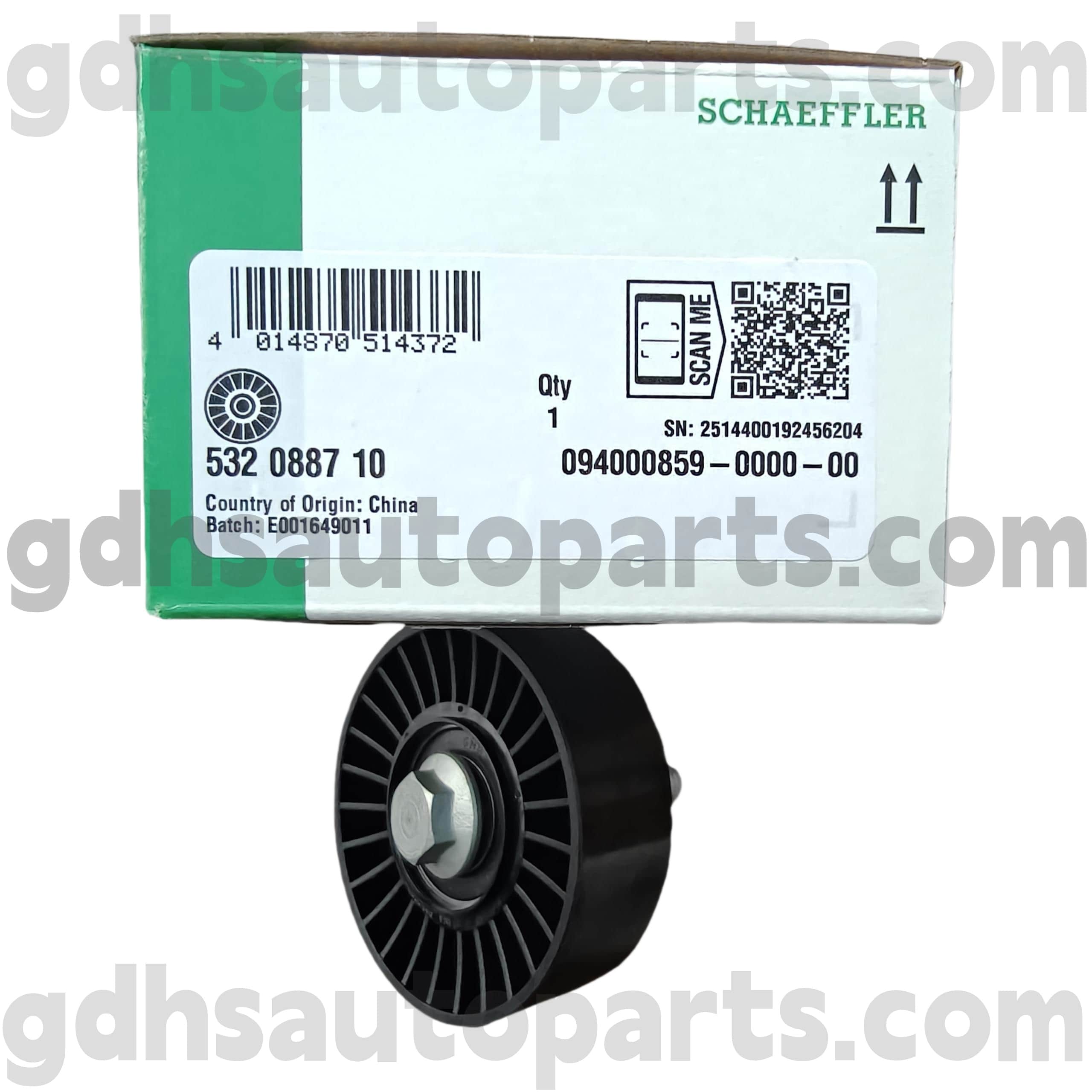 5320887100 SCHAEFFLER INA TIMING BELT PULLELLE FOR Range Rover Velar, New Range Rover Evoque, Range Rover Evoque OE No.LR071758