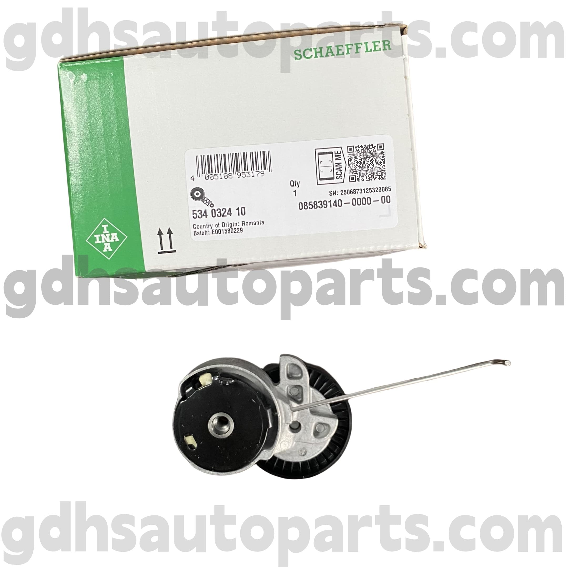 5340324100 SCHAEFFLER INA DRIVE BELT STENTERER FOR LAND ROVER FREELANDER 2 OE NO. LR004667