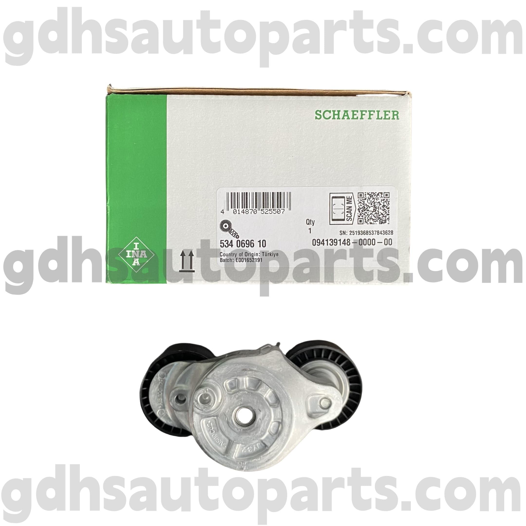 5340696100 Schaeffler Ina Timing Belt Pulley til Range Rover Evoque, Discovery Sport, Land Rover Discovery 4 OE No.LR114017