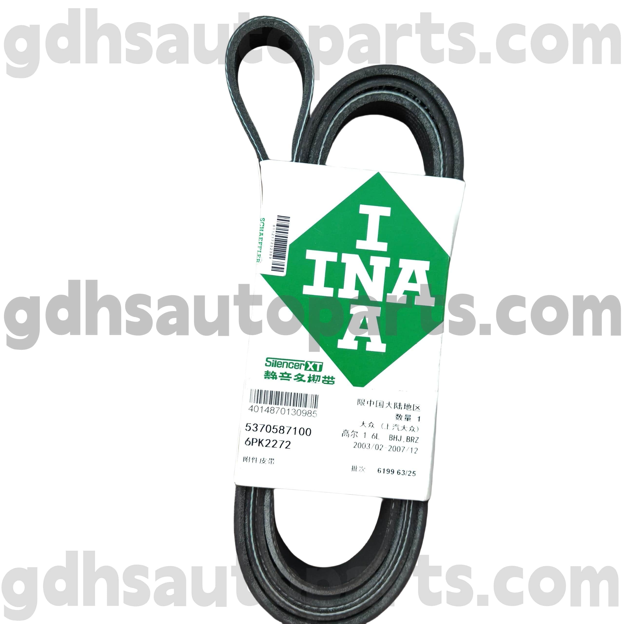 5370587100 Schaeffler Ina Drive Belt til Range Rover OE NO. PQR500320