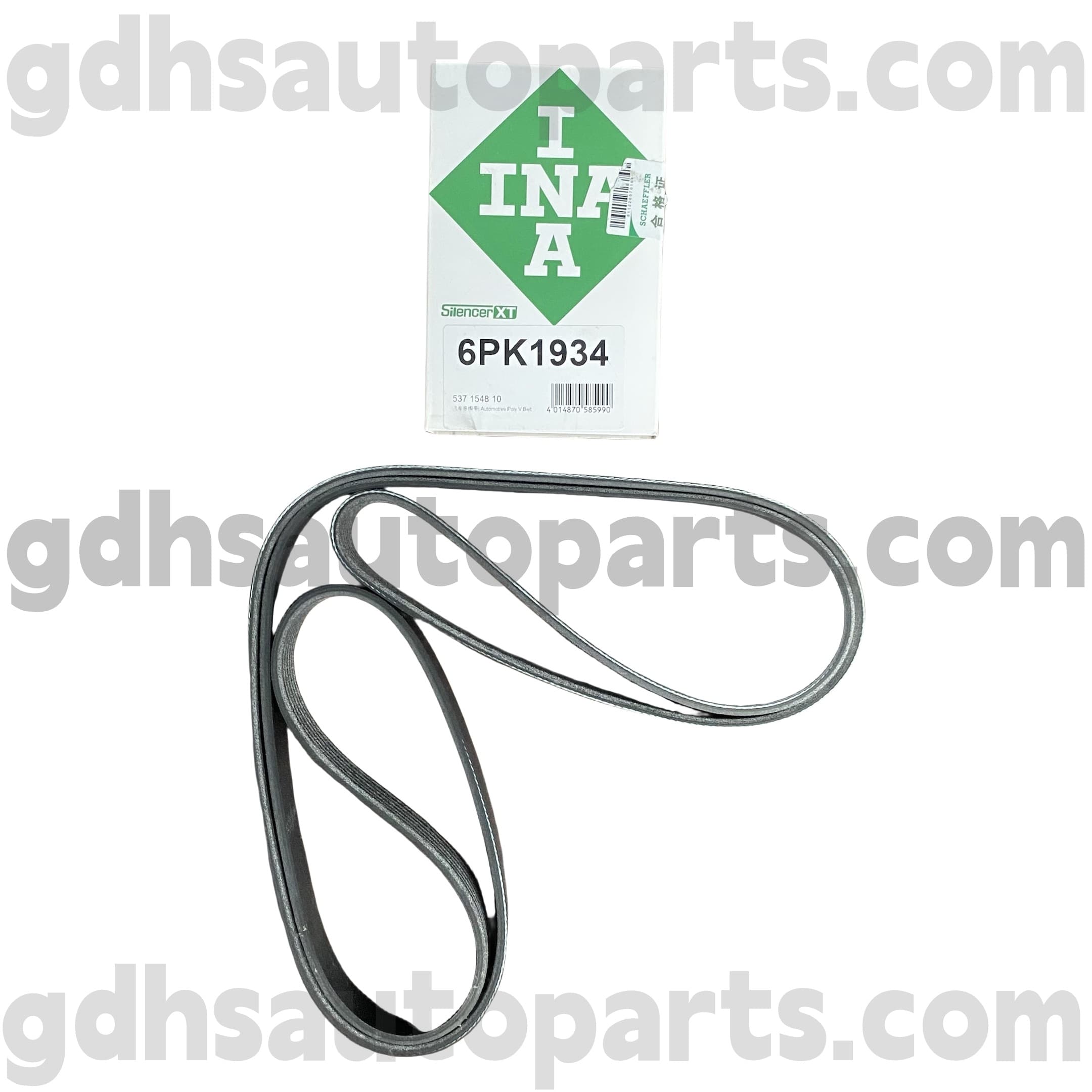 5371548100 Schaeffler Ina Drive Belt til Range Rover, Range Rover Sport, Range Rover Evoque, Range Rover Velar OE No.LR079263