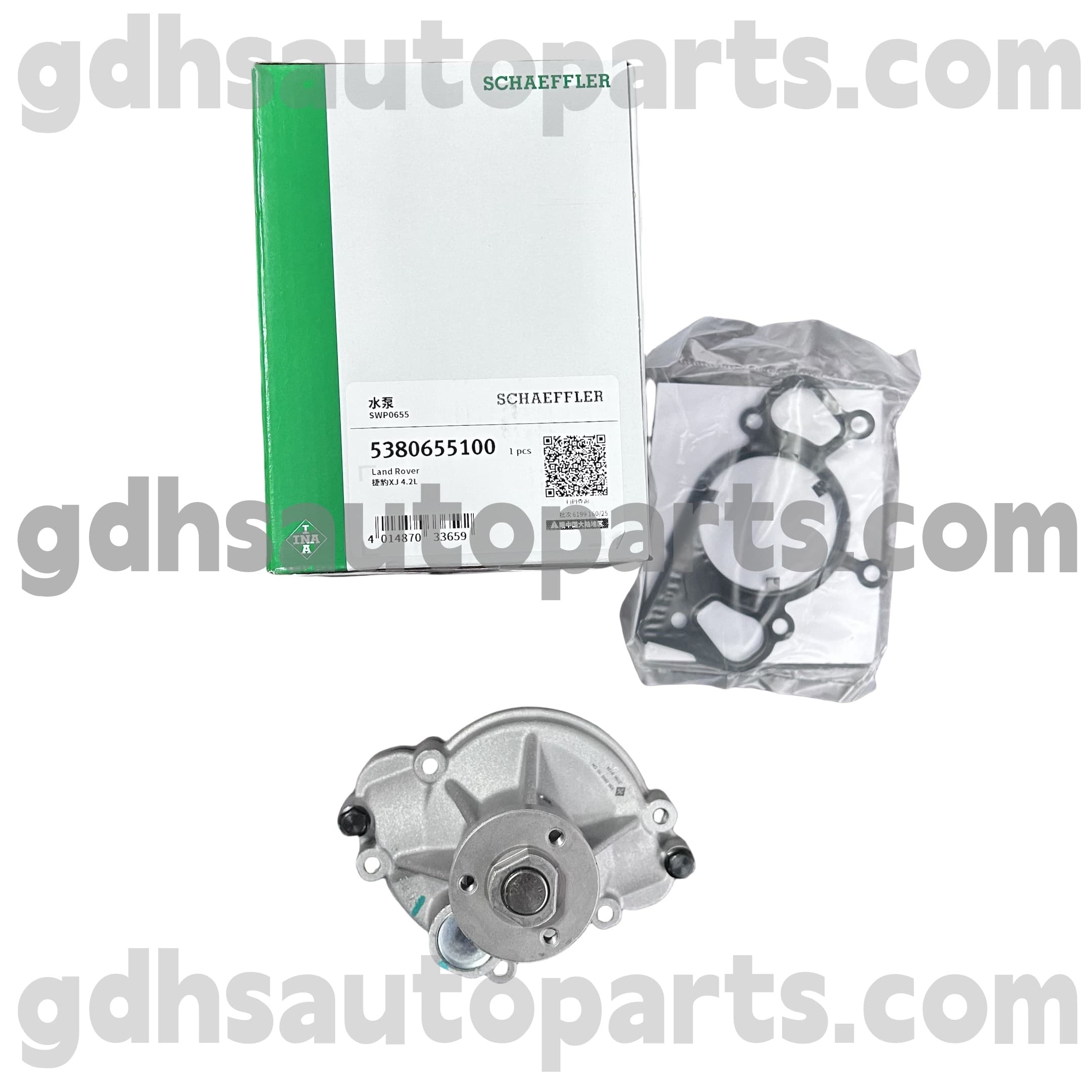 5380655100 Schaeffler Ina Water Pump til Range Rover Sport, Range Rover OE NO. 4575902