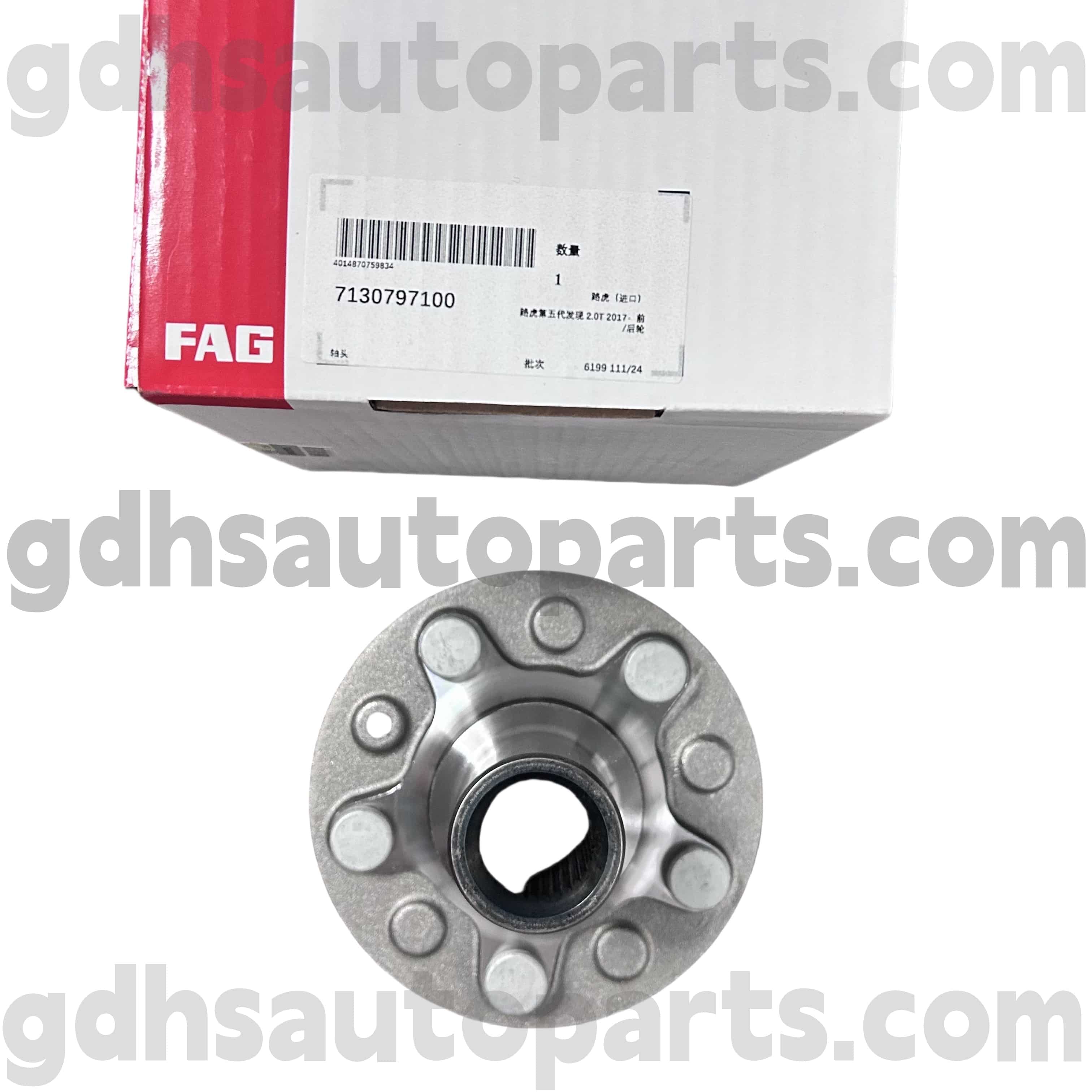 7130797100 Schaeffler Fag Front Wheel Hub Bæring til Range Rover, Range Rover Sport, Land Rover Discovery 4, New Defender OE NO. LR081538