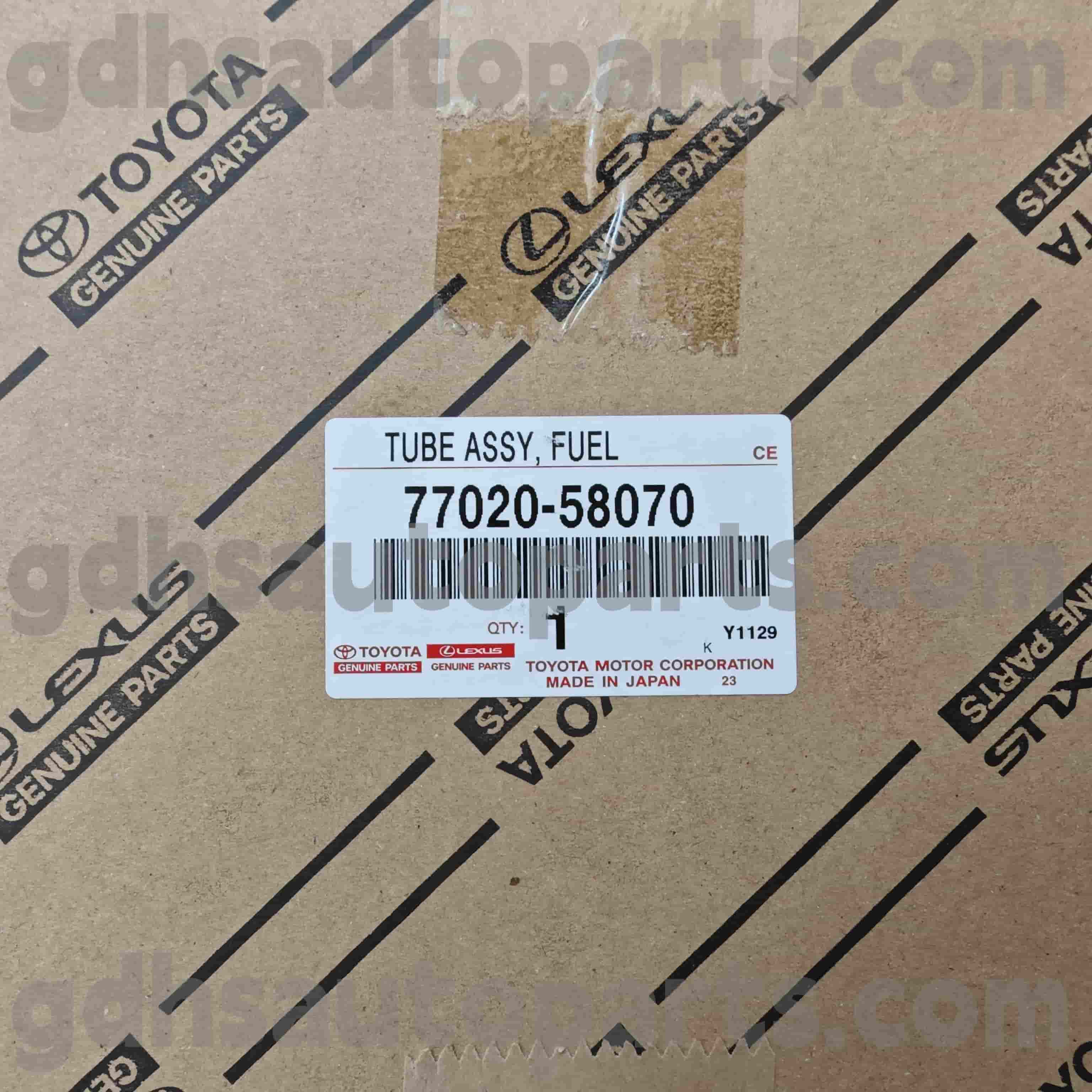 77020-58070 TOYOTA Ægte dele Brændstofpumpe til Alphard/Vellfire 、 Lexus LM350/LM300H Chassis nr. GGH30