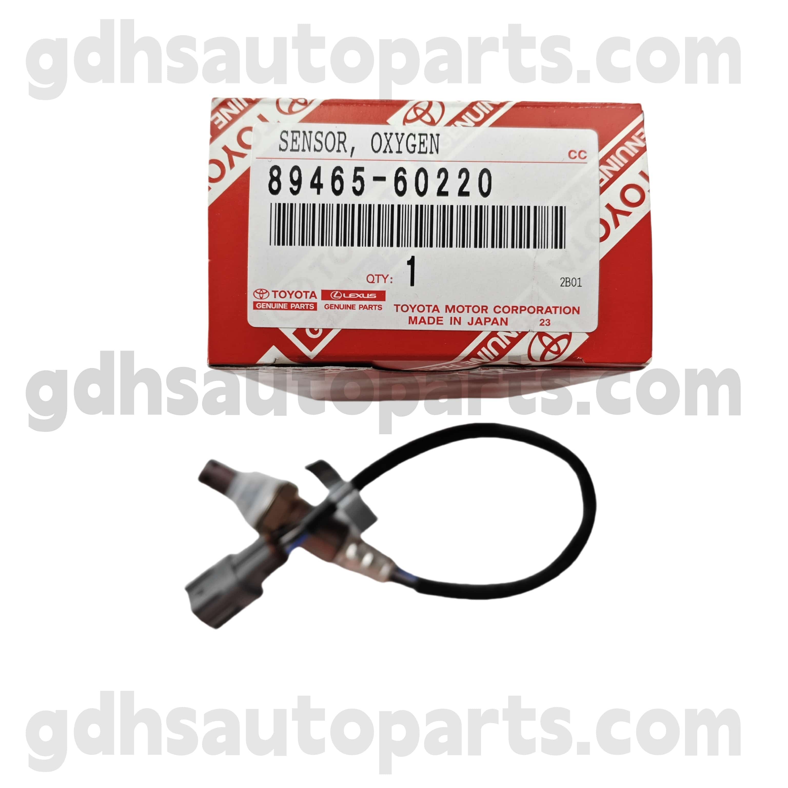 89465-60220 TOYOTA Ægte dele Oxygenføler til Land Cruiser Prado 、 4Runner Chassis nr. GRJ12#.. Arl, GCC, gen