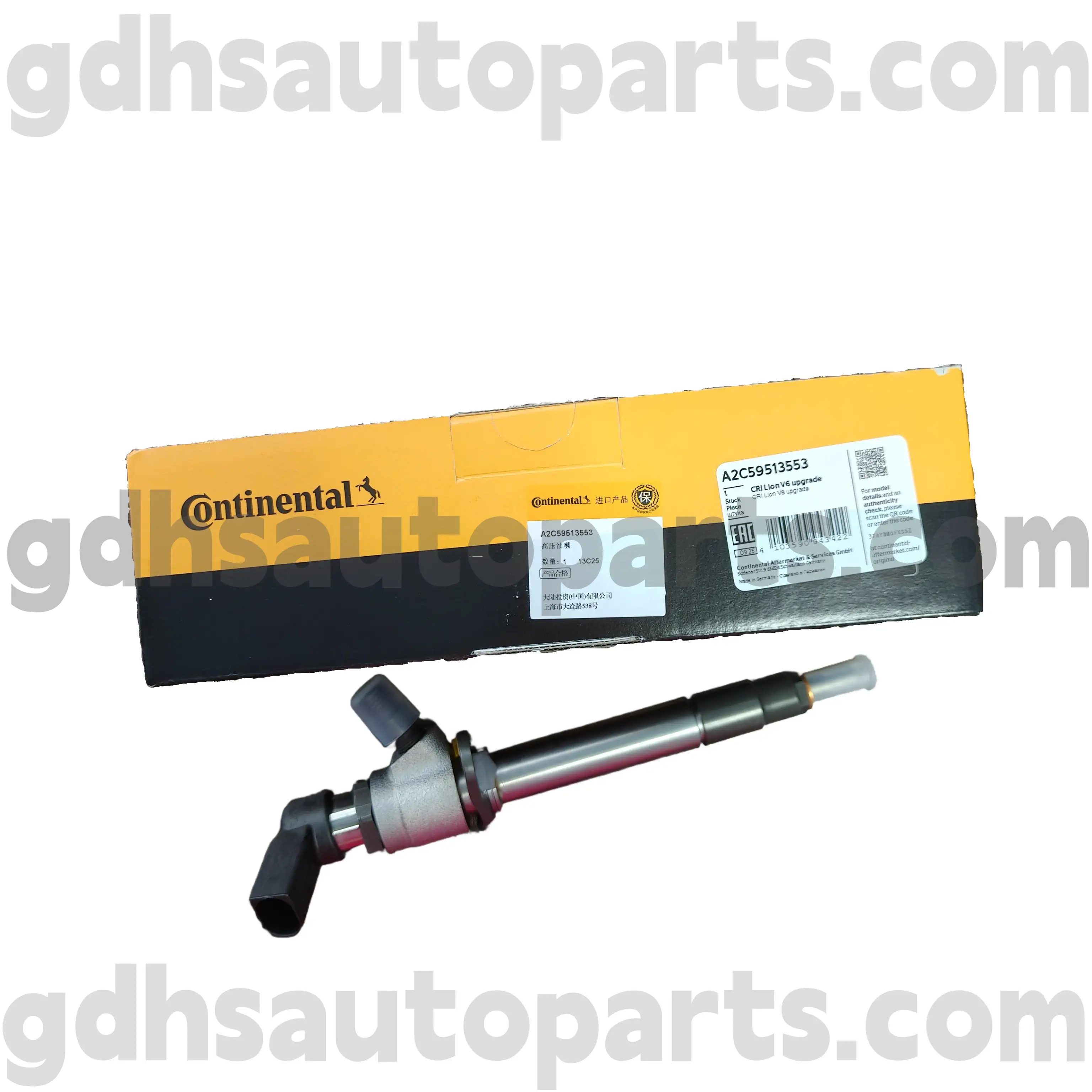 A2C59513553 Continental Fuel Injektor til Range Rover Sport, Land Rover Discovery 4 OE NO. LR006496